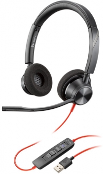 Poly Blackwire 3320-M Binaurales USB-A Headset 214012-01