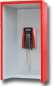 Preview: FHF Telefon-Schallschutzhaube Modell 404 Stahlblech rot verzinkt 11890114