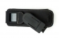 Preview: Telefontasche Ledertasche Lederetui für ASCOM d43 mit Rotationsclip schwarz, Weiße Nähte 3637