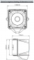 Preview: FHF Schallgeber-Blitzleuchten-Kombination X10 LED Mini Gehäuse dunkel grau 10-60 VAC-DC Kalotte magenta 22531387