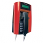 Preview: FHF Wetterfestes Telefon Ferntel 3 schwarz/rot mit Display mit Wendelschnur 11231022