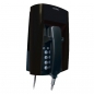 Preview: FHF Wetterfestes Telefon FernTel 3 schwarz ohne Display mit Wendelschnur 11230020