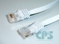 Preview: LAN-Cable CAT6 UTP Slim 5m Patch cable, flat cable, Flat slim-line, for IP Phones/Devices, White 75715-SLW