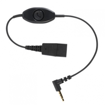 Jabra LINK mobile cord QD auf 3,5mm Klinke speziell für iPhone 6, 6S und iPhone 7 8800-00-103