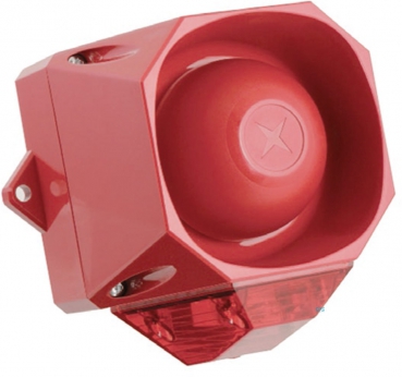 FHF Schallgeber-Blitzleuchten-Kombination AXL04 9-60 VDC rot 22511302100