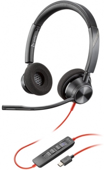 Poly Blackwire 3320-M Binaurales USB-C Headset 214013-01