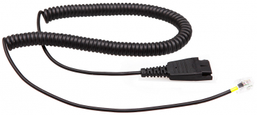 VT QD-RJ09 plug (02), Spiral PVC, 3 Meter, für Cisco Telefone VT-QD01066