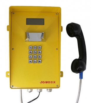 Joiwo Wetterfestes Analog Telefon mit Display JWAT216X