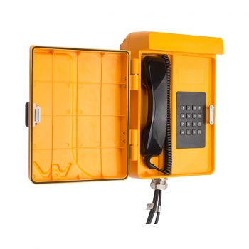 Joiwo Wetterfestes Analog Telefon Kunststoff mit wassergeschütztem Lautsprecher JWAT305