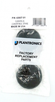 Plantronics Ersatz Schaumstoff Ohrkissen für Headset DuoSet und CS60 2 Stück 43937-01 NEU