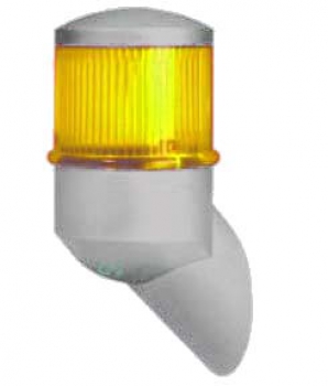 FHF Xenon Blitzleuchte Gehäuse weiß Kalotte gelb Profi Flash 230 VAC 415202223