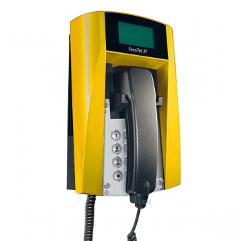 FHF Ex-Telefon FernTel IP Zone 2 schwarz/gelb mit Wendelschnur 11241121