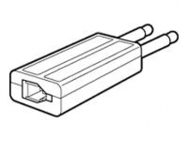Plantronics K-Plug Adapter 6,3mm-Klinke auf RJ PJ327 für Avaya Callmaster III/IV Nortel 2616 18709-01 NEU