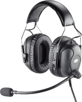 Poly SHR 2638-01 Robustes binaurales Premium-Headset, Lärmschutz-Headset, QD 92638-01