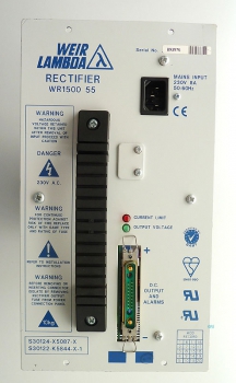 Weir Lambda WR1500 55 Gleichrichter Stromversorgung S30124-X5087-X S30122-K5844-X Refurbished