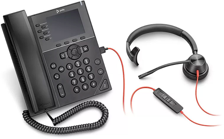 Casca Poly Blackwire 3310, USB-A, 212703-01