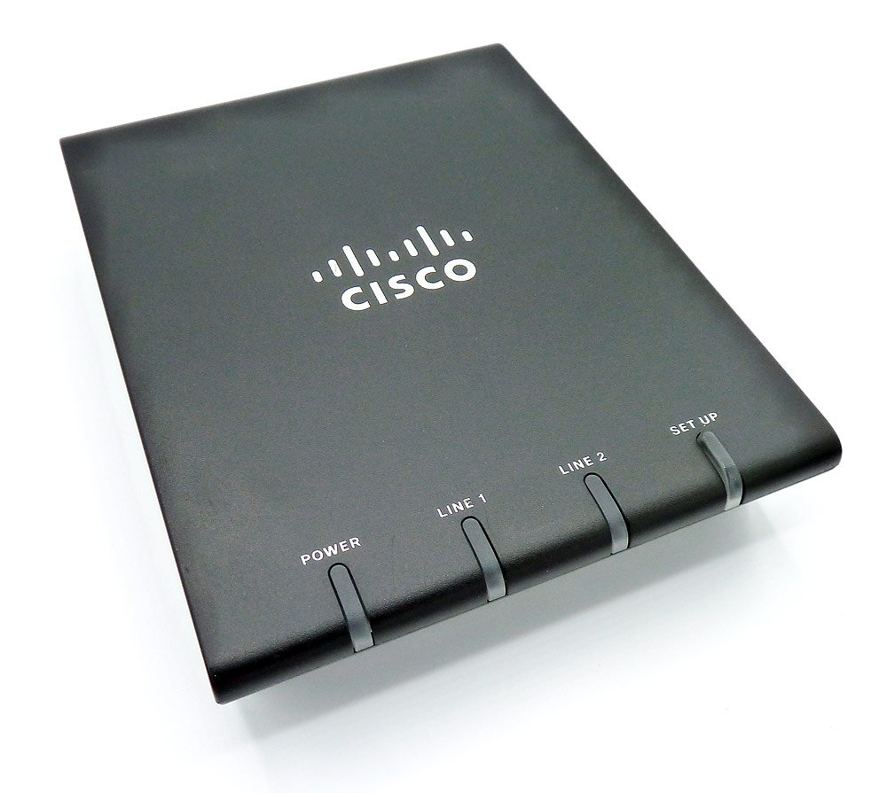 Certified Refurbished Cisco ATA187-I1-A Configurable Impedance Telephone Adaptor 