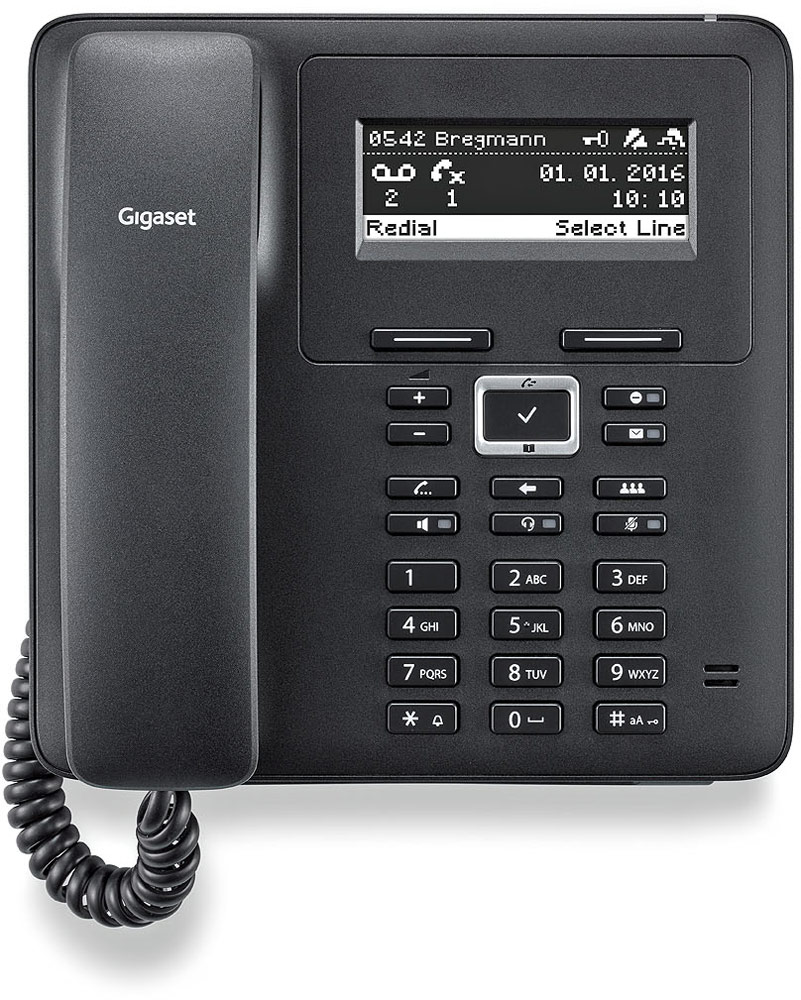 Gigaset Pro Maxwell Basic Desktop Sip Phone S30853 H4002 R101