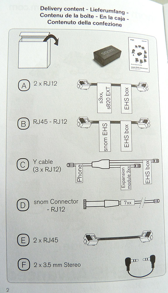 snom ehs adapter