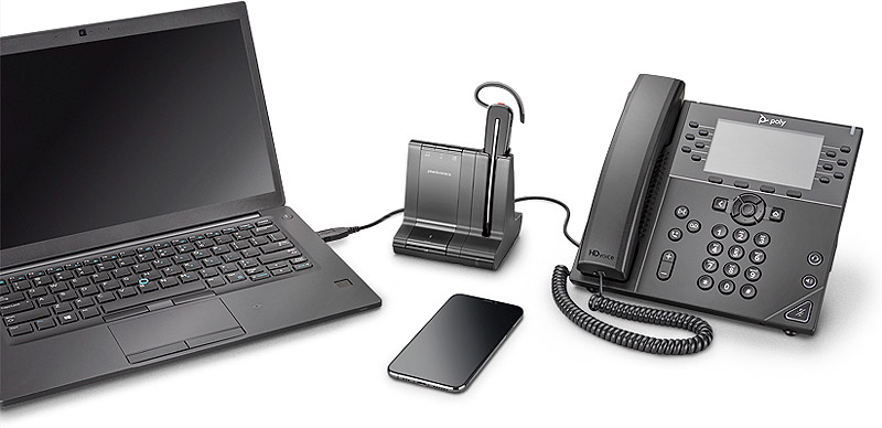 Poly Savi W8245 USB convertible 211837-02