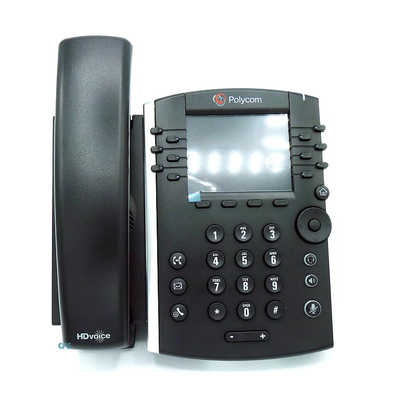 Polycom VVX 411 12-line Desktop Phone Gigabit Ethernet, with HD Voice ...