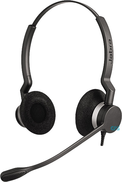 Black Jabra 2300 USB Microsoft Lync Duo Wired Headset