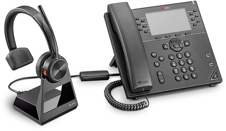 poly dect headset