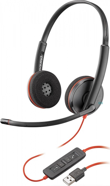 Plantronics Blackwire C3220 USB-A black 
