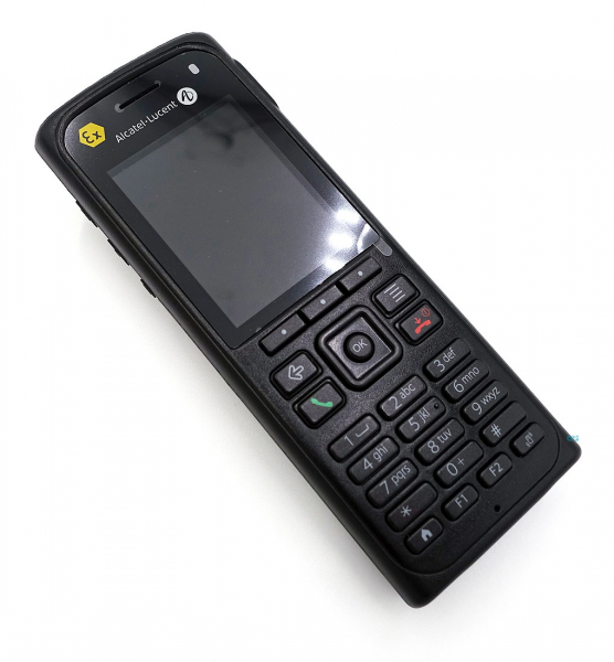 Alcatel 8262 EX DECT-Mobilteil (ATEX) mit Akku & Gürtelclip ohne Ladeschale 3BN67360AA
