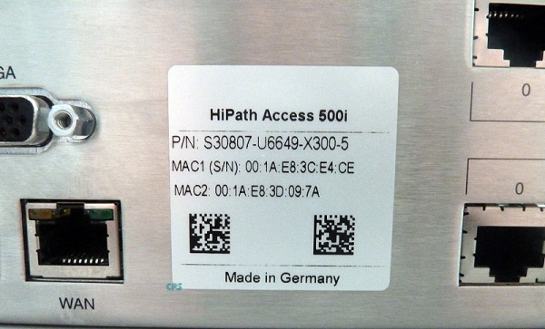 HiPath Access 500i Gateway L30220-Y600-G951