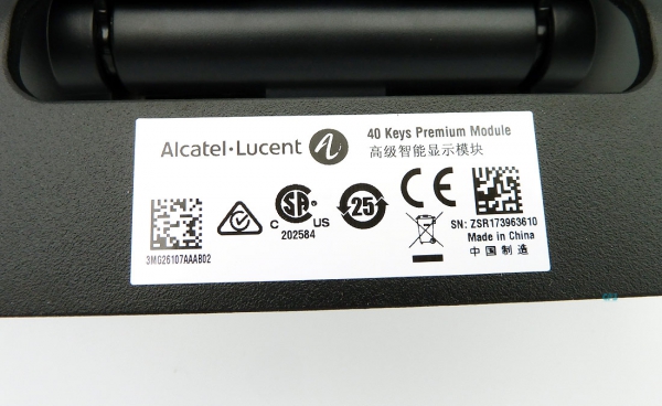 Alcatel Premium 40 Tasten Zusatzmodul 3MG27106AB NEU