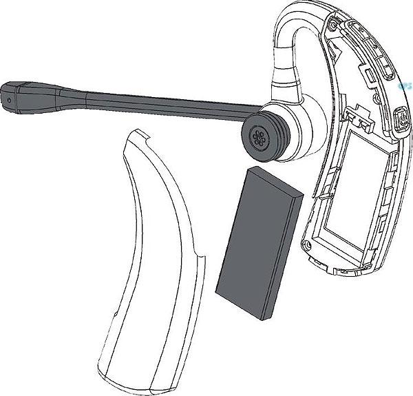 IPN W970 über dem Ohr DECT Headset mit EHS & USB IPN310 NEU
