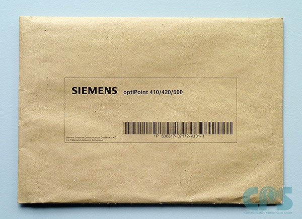 Siemens optiPoint 410/420/500 Beipack S30817-D7172-A101-1 NEU