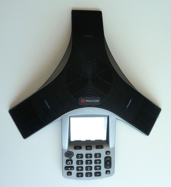 Polycom CX3000 IP Conference Phone With 2 2201-15810-001 used 