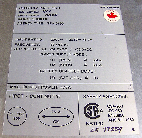 PSU Netzteil Stromversorgung S30122-K7163-X-2 Refurbished